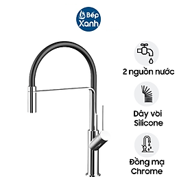 Mua Vòi Rửa Chén Malloca K081C - Đồng Thau mạ Chrome - 2 Nguồn Nóng Lạnh - Hàng Chính Hãng