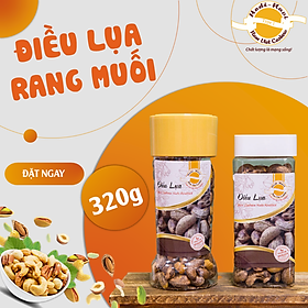 Điều lụa rang muối Hodi - NaVi 2 Loại hũ 320g