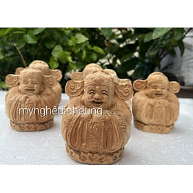 Mua Tượng thần tài bằng gỗ ngọc am thơm nức kt cao 13×10×10cm