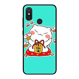 Ốp lưng cho Xiaomi Mi 8 MÈO 85 - Hàng chính hãng