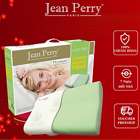 Mua Gối nằm cao su non chiết xuất nha đam Jean Perry Aloe Vera 40x60x11/9cm