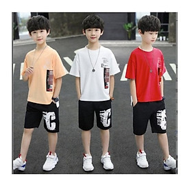 Set bộ quần áo trẻ em dành cho bé trai 17-45kg mẫu chữ c. ma19