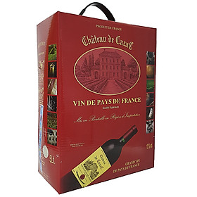 VANG BỊCH CHÂTEAU DE CAZAC 3L, 5L