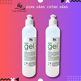 Gel siêu âm cho máy triệt lông hifu gel điện tim 3A - Điện tim x 2 chai