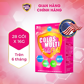 Sữa non Colosmulti Pedia Gold hộp 28 gói x 16g dành cho trẻ biếng ăn