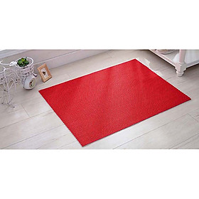 Thảm chống trơn trượt màu đỏ cho nhà cửa, phòng khách, phòng tắm, cơ sở làm việc, khổ 90cm