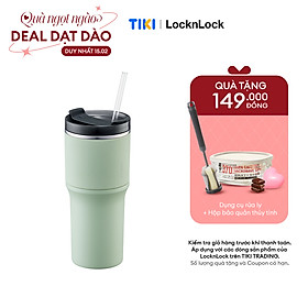 Bình giữ nhiệt LocknLock Metro Drive LHC4277S 650ml - Kèm ống hút và cọ rửa