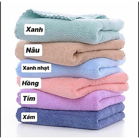 Mua combo 6 cái khăn tắm lông cừu kt 75x35cm