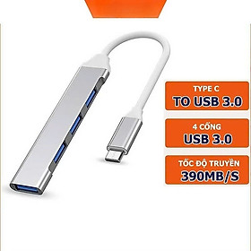 Mua Bộ chuyển đổi USB Type-C sang Hub USB 3.0 4 cổng - Hàng Nhập Khẩu