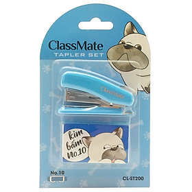 Bấm Kim Số 10 CL-ST200 + Kim Bấm - Màu Xanh Da Trời