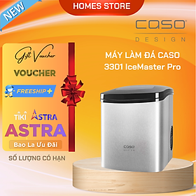 Máy Làm Đá Gia Đình CASO IceMaster Ecostyle 3301 Pro/3304 Icemaster Ecostyle - Nhập Khẩu Đức Cao Cấp, Thời Gian Làm Đá 0.5 Kg/Giờ Dung Tích 2.2 Lít Công Suất 90 W - Hàng Nhập Khẩu