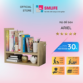 Giá sách để bàn làm việc nhỏ gọn SMLIFE Ariel