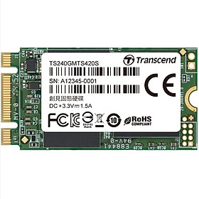 Mua SSD Transcend M.2 2242 SATA III 240GB MTS420S 3D-NAND - Hàng Chính Hãng