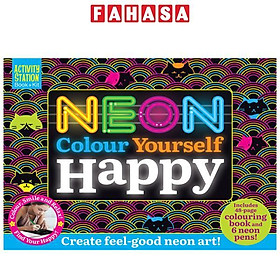 Hình ảnh Neon Colour Yourself Happy (Activity Station Book + Kit)