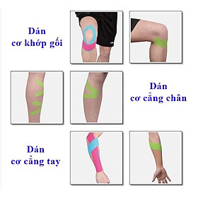 Băng Keo Dán Quấn Cơ Giảm Chống Chấn Thương Loại 5cm & 3cm