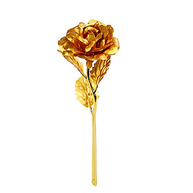 Hoa Hồng Mạ Vàng 24K (24cm)
