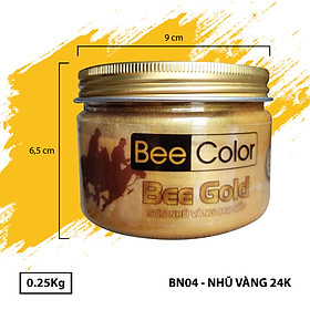 Mua Sơn nhũ vàng dành cho chậu cảnh BeeColor chất liệu cao cấp  không bay màu  thời gian sử dụng lâu dài