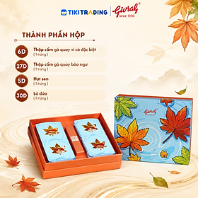 [Hộp 4 bánh 150gr] Bánh Trung Thu Givral Tết Đoàn Viên 1