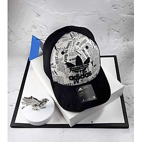 Nón kết, mũ lưỡi trai Unisex Adi.das báo chí phối vải kaki nhập khẩu thời trang cao cấp