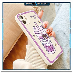 Ốp lưng cho iPhone 6/6s, 6 Plus/6s Plus, 7/8/SE 2020, 7 Plus/8 Plus hình ly trà sữa
