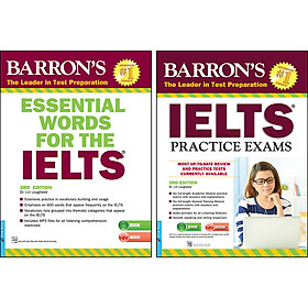 Combo 2 Cuốn : Barron'S_IELTS Practice Exams 3rd Edition + Essential Words For The IELTS 3rd Edition (Tái Bản)