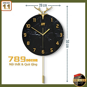 Mua Đồng hồ treo tường quả lắc trang trí - Phong cách châu Âu - MQ2074