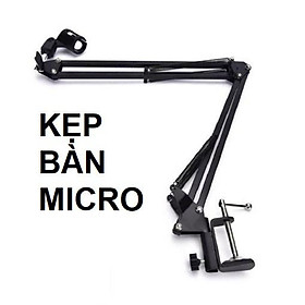 Mua Kẹp Bàn Mic Thu Âm + Màng Lọc Âm HÀNG Giá Đỡ Mic Livestream - Giá Treo Mic Chất Lượng Cao