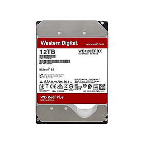 Ổ cứng HDD WD Red Plus 12TB 3.5 inch SATA III - WD120EFBX - Hàng Chính Hãng
