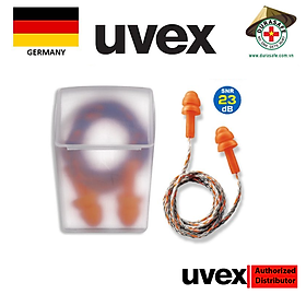 NÚT BỊT TAI UVEX 2111237 Whisper Reusable Corded Earplug in Case 23dB