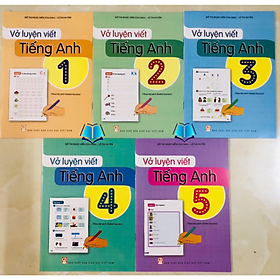 Combo/ Lẻ Vở Luyện Viết Tiếng Anh 1.2.3.4.5 (Theo Bộ Sách Global Success) - Global ELT