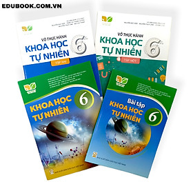 Combo sách Khoa Học Tự Nhiên lớp 6 (Kết nối tri thức) (SGK+BT+VTH)