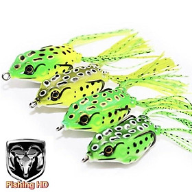 Hình ảnh Mồi câu lure có thìa Nhái hơi câu cá lóc, chuối sộp siêu rẻ MG7 đồ câu FISHING_HD