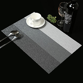 Miếng Lót Bàn Ăn Hình Kẻ Ngang TNNC0120 (45 x 30 cm)
