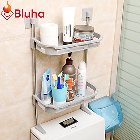 Kệ Nhà Tắm - Kệ Nhựa 2 Tầng Đựng Đồ Đa Năng Nhà Vệ Sinh, Nhà Tắm Màu Ngẫu Nhiên