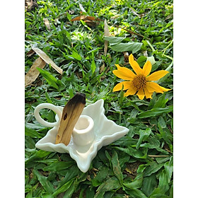Mua Chân đế đỡ Palo Santo - Palo santo holder - Gỗ trắc xanh