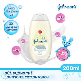 Sữa dưỡng ẩm Johnson s Baby mềm mịn 200ml