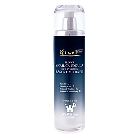 Nước Hoa Hồng Giàu Độ Ẩm, Ngăn Ngừa Lão Hóa Da Từ Ốc Sên Calendula It's Well Plus Snail Calendula Prestige Rich Hydration Essential Toner CPST (100ml)