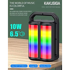 Hình ảnh Loa Bluetooth Dạng Trụ Party All Night Colorfull LED 1500mAh - Riki Shop