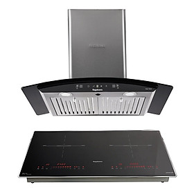Mua Combo Bếp Đôi Điện Từ Inverter Nagakawa NK2C15MB Và Máy Hút Mùi Nagakawa NKCH05M70 Tích hợp công nghệ NaSYNC - Tự động đồng bộ điều khiển giữa bếp điện từ và hút mùi Điều khiển chuyển động Leap Motion và Touch Control bằng cách vẫy tay - Hàng Chính Hãng