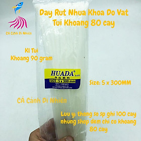 Mua Dây rút nhựa 30 cm trắng thít nhựa HUADA lạc nhựa khóa đồ