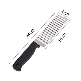 Mua Dao thái cắt lát rau củ quả gợn sóng KIWI  dao chặn sóng cán ngắn và cán dài