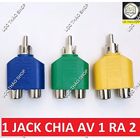 Mua Đầu chia jack loa hoa sen AV (RCA) 1 ra 2 Đầu chia AV jack chia AV - 1 CÁI