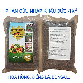 Mua Phân cừu viên nén GFC ORGANIC AGRIFERT  Nhập khẩu Đức  bịch 1 ký rất tốt cho kiểng lá  hoa hồng  rau sạch