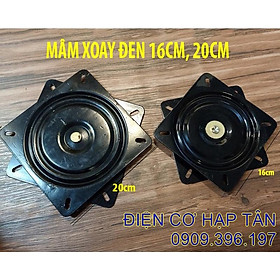 Mua MÂM XOAY GHẾ 16 -20CM -TRONG NGÀNH MỘC - ĐEN