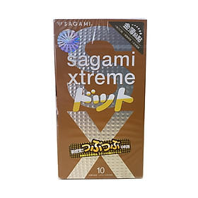 Bao Cao Su Nhật Bản Có Gai Sagami Xtreme Feel Up (10 pcs) - Không Mùi Cao Su - 100% Nhập Khẩu Chính Hãng - Che Tên Sản Phẩm