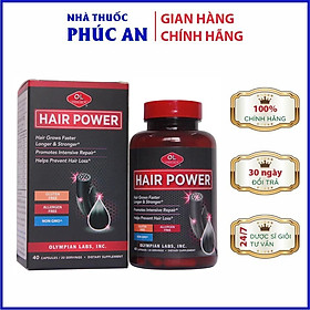 VIên Uống Giảm Rụng Tóc, Kích Thích Mọc Tóc Hair Power Olympian Labs Mỹ