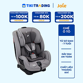 Ghế ngồi ôtô cho bé Joie Stages Gray Flannel dành cho bé từ sơ sinh đến 7 tuổi