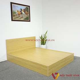 Giường Ngủ Gỗ MDF Phủ Melamine Cao Cấp Viva Màu Vàng