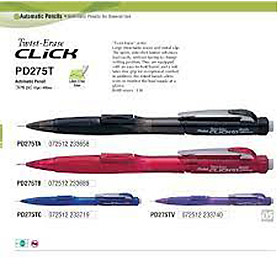Bút chì kim click pentel 0.5/0.7/0.9mm pd275t/pd277t/pd279t
