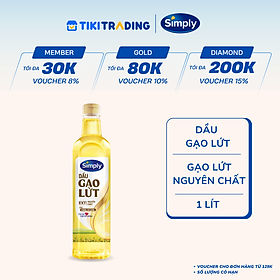 Dầu Gạo Lứt Simply 1L